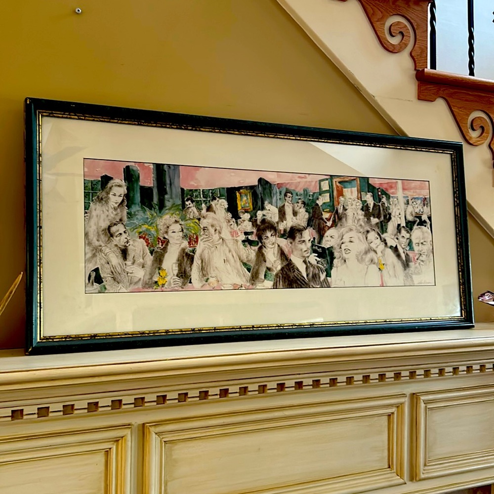 Leroy Neiman “The Polo Lounge”